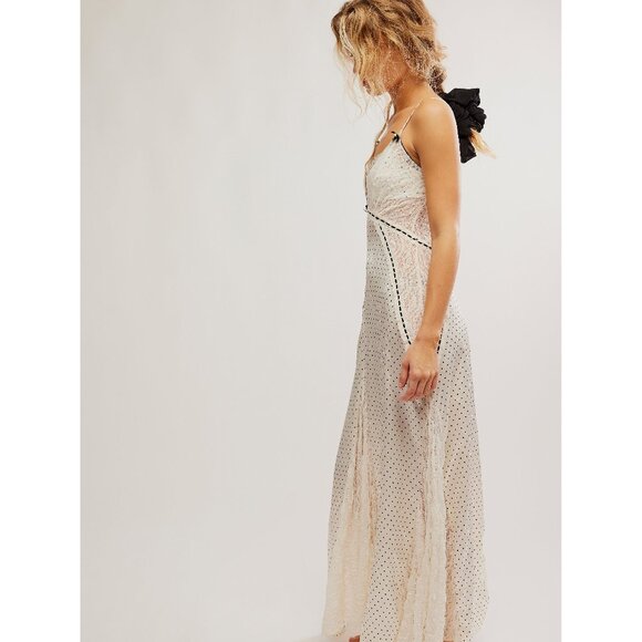 FREE PEOPLE Playing Cupid Maxi / Ivory Combo - Picture 3 of 7